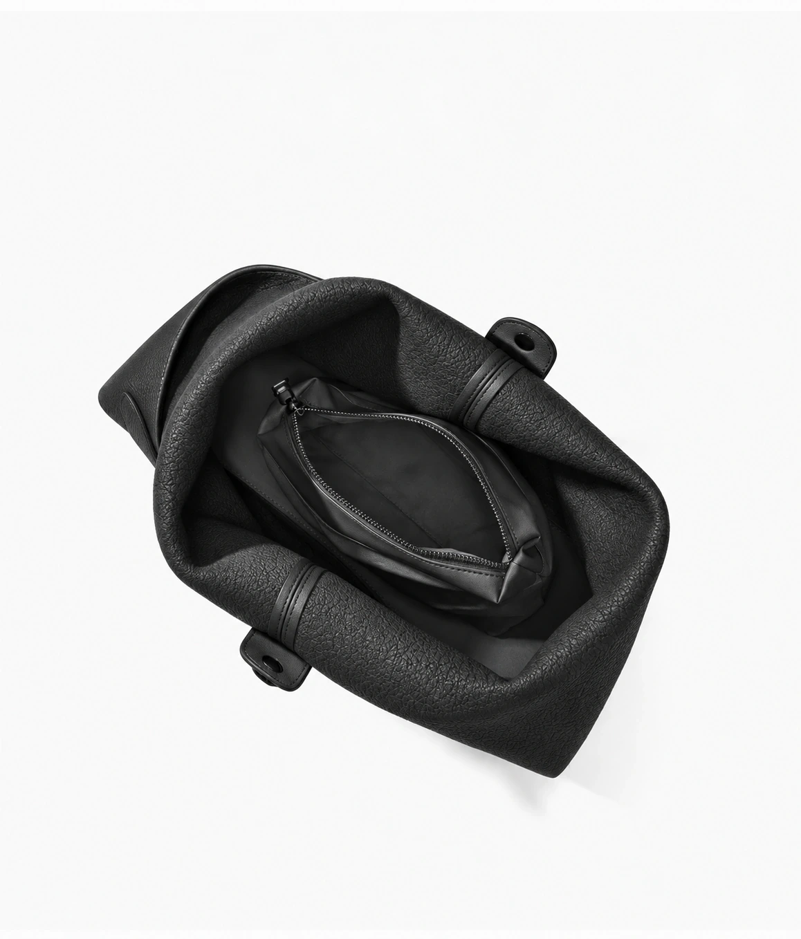 Everyday leather shoulder tote ready for daily essentials